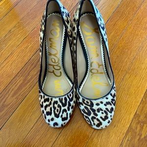 Stacked Calf Hair Heels! Go with everything